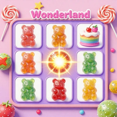 Sweet Bonanza Slot S&uuml;&szlig;igkeiten Wunderland mit Multiplikator-Bomben